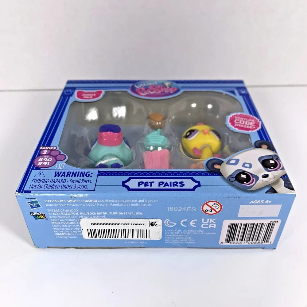 Littlest Pet Shop Pet Pairs Series 2 - Capybara #90 and Parakeet #91 Jungle Pals